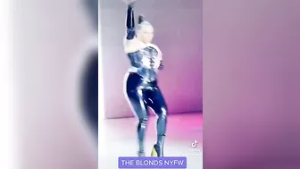 Adam Lambert on TikTok, at The Blonds runway show, February 16