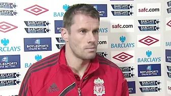 Jamie Carragher’s reaction to the Sunderland beach ball goal