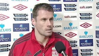 Jamie Carragher’s reaction to the Sunderland beach ball goal