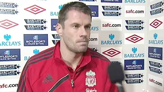 Jamie Carragher’s reaction to the Sunderland beach ball goal