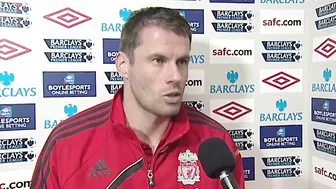 Jamie Carragher’s reaction to the Sunderland beach ball goal