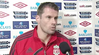 Jamie Carragher’s reaction to the Sunderland beach ball goal