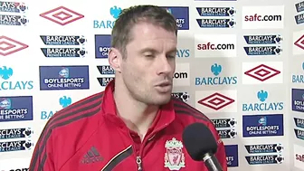 Jamie Carragher’s reaction to the Sunderland beach ball goal