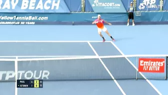 INSANE Behind-The-Back Winner From Tommy Paul In Delray Beach