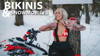 Bikinis and Snowmobiles in Maine