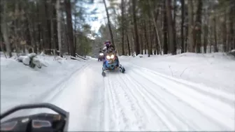 Bikinis and Snowmobiles in Maine