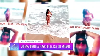 Zuleyka Rivera, ex Miss Universo, lució sus curvas en bikini | Más picantes que el chile | Telemundo