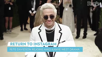 Pete Davidson Rejoins Instagram & Only Follows Kim Kardashian and Sebastian Stan | PEOPLE