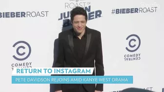 Pete Davidson Rejoins Instagram & Only Follows Kim Kardashian and Sebastian Stan | PEOPLE