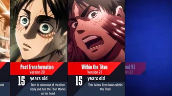 Evolution of Eren Yeager in Attack on Titan I Anime Pad