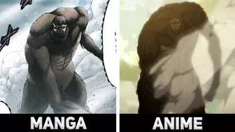 Manga VS Anime - ALL Titans - Attack On Titan Season 4 Part 2