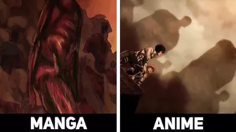 Manga VS Anime - ALL Titans - Attack On Titan Season 4 Part 2