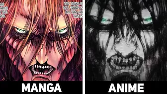 Manga VS Anime - ALL Titans - Attack On Titan Season 4 Part 2