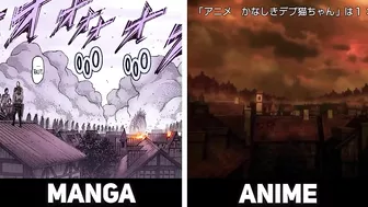 Manga VS Anime - ALL Titans - Attack On Titan Season 4 Part 2