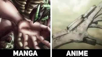 Manga VS Anime - ALL Titans - Attack On Titan Season 4 Part 2