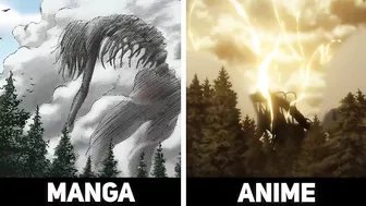 Manga VS Anime - ALL Titans - Attack On Titan Season 4 Part 2