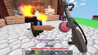 The Flame Sword is OP (Roblox Bedwars)