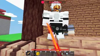 The Flame Sword is OP (Roblox Bedwars)