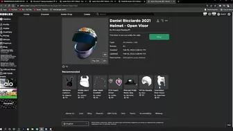 SAIU CAPACETE GRÁTIS DA MCLAREN NO ROBLOX!?