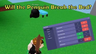 Will Penguins Break Beds if Bed Breaking is Disabled? | Roblox Bedwars