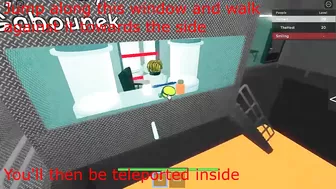 How to glitch inside the laboratory (Roblox Infectious Smile)