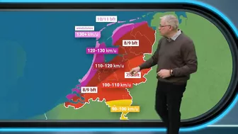 Storm-update: Code Rood voor storm Eunice!