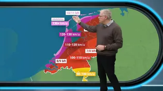 Storm-update: Code Rood voor storm Eunice!