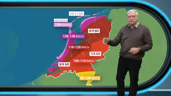 Storm-update: Code Rood voor storm Eunice!