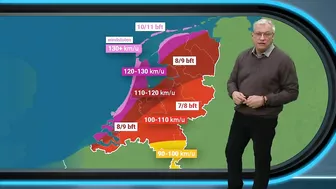 Storm-update: Code Rood voor storm Eunice!