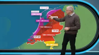 Storm-update: Code Rood voor storm Eunice!