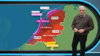 Storm-update: Code Rood voor storm Eunice!