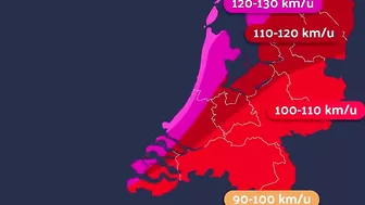 Zet je schrap voor storm Eunice: zo heftig kan het worden