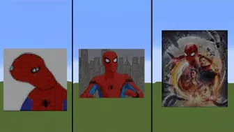 Minecraft: Which SPIDER-MAN looked the best? ???? #Shorts