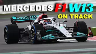 2022 MERCEDES W13 0N TRACK AT SILVERSTONE COMPILATION