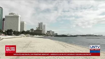 Manila Bay beach, sisikaping magawa ng DENR bago matapos ang termino ni Pangulong Duterte