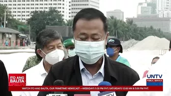 Manila Bay beach, sisikaping magawa ng DENR bago matapos ang termino ni Pangulong Duterte