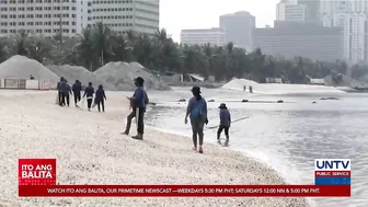 Manila Bay beach, sisikaping magawa ng DENR bago matapos ang termino ni Pangulong Duterte