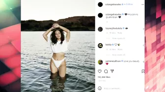 Solange Knowles Breaks The Internet in a White Bikini Where She Leaves Nothing To The Imagination!