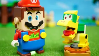 LEGO Super Mario stopmotion anime!「Lego Mecha-Koopa」「レゴマリオ キャラクターパック４　レゴメカクッパ  」