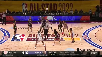 2022 NBA Ruffles All Star Celebrity Game First Half Highlights | February 18 | 2022 All Star Weekend