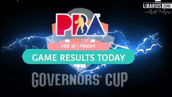 PBA STANDINGS TODAY as of February 18, 2022 | GAME RESULTS TODAY | Tomorrow Games Schedule