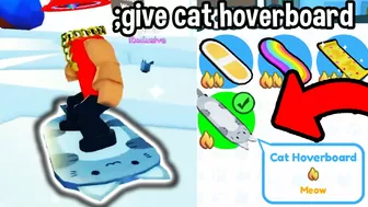 ADMIN Gave Me CAT HOVERBOARD?! How To Get CAT HOVERBOARD in Pet Simulator X Roblox