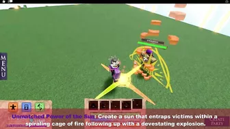 [NEW ELEMENT UPDATE!] ☀️ SOLAR Element Demonstrate! (Showcase!) | Roblox Elemental Battleground