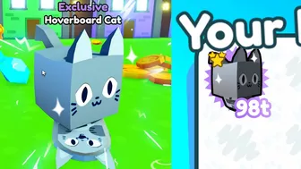 ????Got NEW HOVERBOARD CAT in Pet Simulator X (Roblox)