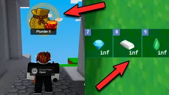 This is why Plunder Enchant is SO RARE - Roblox Bedwars