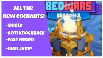 showcasing all the new enchants in roblox bedwars!