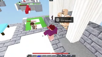 showcasing all the new enchants in roblox bedwars!