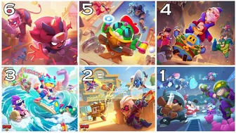 POWER LEAGUE EVOLUTION - All 6 Seasons: Wallpapers, Skins & Icons | Brawl Stars