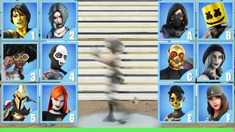 GUESS THE SKIN BY THE HUGGY WUGGY STYLE - FORTNITE CHALLENGE.