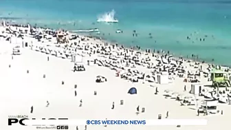 Helicopter crashes near swimmers in Miami Beach